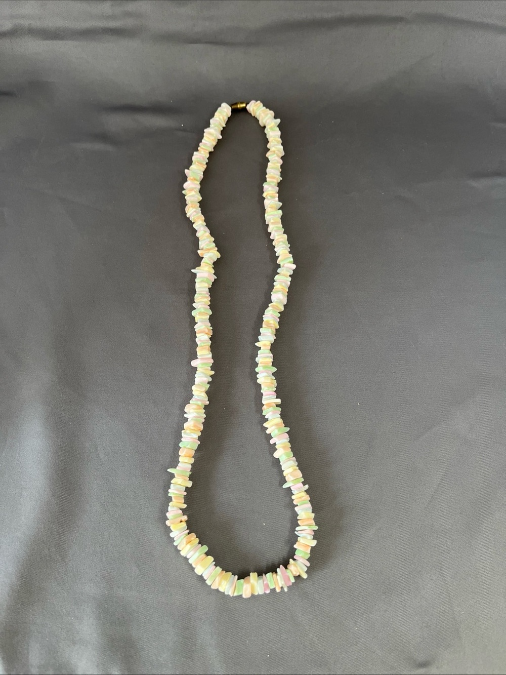 Rainbow Blue Beaded Chip Moonstone Necklace Beads
